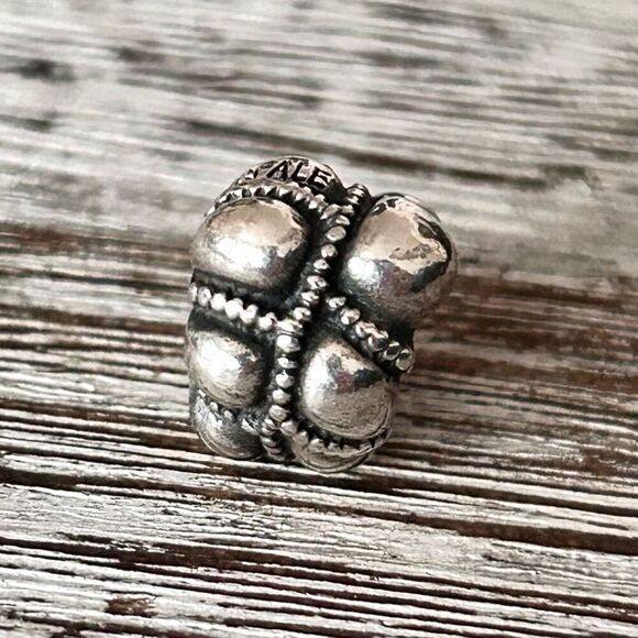 PANDORA Journey Silver Bumpy Bead Charm ALE 925 Preloved, Excellent - Picture 3 of 10